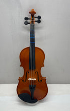 Load image into Gallery viewer, Brown 4-String Fingerboard Tapes Acoustic Violin In Black Case
