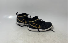 Load image into Gallery viewer, Nike Kids Air Jordan 1 Mid DQ8425-071 Black Leather Lace-Up Sneaker Shoes Sz 9C
