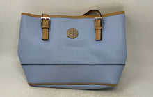 Load image into Gallery viewer, Giani Bernini Womens Blue Inner Pockets Double Handle Shoulder Handbag

