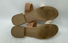 Load image into Gallery viewer, Lucky Brand Womens Razilla Beige White Open Toe Slip-On Slide Sandals Size 10M
