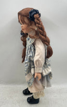 Load image into Gallery viewer, Tchibo Deko-Puppe Isabella Braided Brown Hair Collectible Porcelain Doll In Box
