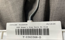 Load image into Gallery viewer, DKNY Womens Gray Flat Front Slash Pocket Straight Leg Dress Pants No Size
