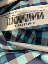 Load image into Gallery viewer, Express Mens Multicolor Collared Long Sleeve Dress Shirt Size Medium
