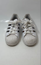 Load image into Gallery viewer, Adidas Mens Superstar White Leather Lace-Up Low Top Sneakers Shoes Size 7
