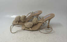 Load image into Gallery viewer, Steve Madden Womens Rosalita Beige Open Toe Ankle Tie Strappy Sandals Size 9.5M
