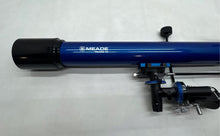 Load image into Gallery viewer, Meade Polaris Blue Black Multi-Coated 90mm German Equatorial Refractor Telescope
