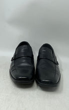 Load image into Gallery viewer, Perry Ellis Mens Stewart Portfolio Black Leather Slip-On Loafers Shoes Size 9
