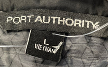 Load image into Gallery viewer, Port Authority Mens Black Full Zip Sleeveless Collared Pockets Insulated Vest L
