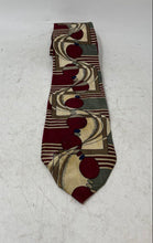 Load image into Gallery viewer, Conte Di Milano Mens Multicolor Printed Silk Adjustable Formal Designer Tie
