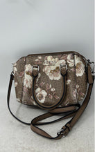 Load image into Gallery viewer, Guess Womens Brown Beige Signature Print Leather Detachable Strap Crossbody Bag
