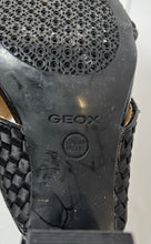 Load image into Gallery viewer, Geox Respira Womens Black Open Toe Slip-On Block Slide Sandals Size 36.5
