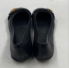 Load image into Gallery viewer, Authentic Tory Burch Womens Eloise Black Leather Slip-On Ballet Flats Size 8.5
