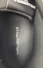 Load image into Gallery viewer, Karl Lagerfeld Mens LF4S1024 Black Gray Leather Lace-Up Sneaker Shoes Size 8.5M
