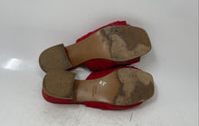 Load image into Gallery viewer, Summit By White Mountain Womens Red Block Heel Slide Sandals Size 38

