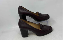 Load image into Gallery viewer, Michael Kors Womens Buchanan Brown Leather Moc Toe Loafer Pump Heels Size 8.5M
