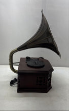 Load image into Gallery viewer, Vintage Pyle PVNP4CD Phonograph Horn Turntable With CD Cassette Untested
