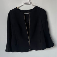Load image into Gallery viewer, Ann Taylor Womens Black Long Sleeve Pockets Full-Zip Jacket Size 2
