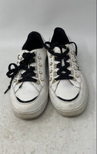 Load image into Gallery viewer, Karl Lagerfeld Womens Stazie White Black Beaded Tennis Sneaker Shoes Size 9.5 M

