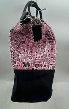 Load image into Gallery viewer, Victoria's Secret Womens Getaway Pink Black All-Over Print Travel Tote Bag
