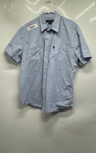 Load image into Gallery viewer, U.S. Polo Assn. Mens Blue Short Sleeve Collared Button-Up Shirt Size Large
