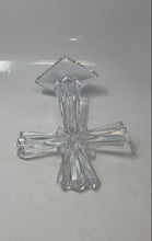 Load image into Gallery viewer, Samobor By Rogaska Slovenia Vintage Style Clear Faceted Glass Crystal Cross
