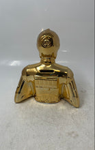 Load image into Gallery viewer, FAB NY Gold-Tone Engraved Star Wars C-3PO Ceramic Coin Bank With Box For Age 8+
