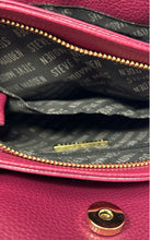 Load image into Gallery viewer, Steve Madden Womens Bmarine Red Pockets Adjustable Crossbody Strap Satchel Bag
