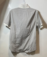 Load image into Gallery viewer, Michael Kors Mens Beige White Printed Button-Up Shirt Size Medium
