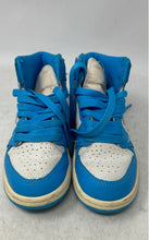 Load image into Gallery viewer, Nike Kids Air Jordan 1 Retro High OG Blue White Lace-Up Sneaker Shoes Size 12C
