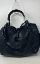 Load image into Gallery viewer, Sondra Roberts Womens Black Leather Inner Pockets Bottom Studs Shoulder Bag
