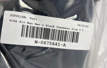 Load image into Gallery viewer, Nike Mens Air Max Genome CW1648-001 Black Sneaker Shoes Size 9.5 No Laces
