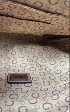 Load image into Gallery viewer, Guess Womens Pink Signature Print Adjustable Strap Zip Top Lined Crossbody Bag

