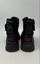 Load image into Gallery viewer, UGG Kids Taney 1122399K Black Red Leather Weather Ankle Rain Boots Size 3
