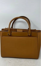 Load image into Gallery viewer, Michael Kors Womens Gibson Brown Saffiano Leather Double Handle Satchel Bag
