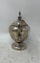 Load image into Gallery viewer, Vintage Silver-Tone Engraved Flatware Double Handle Footed Sugar Bowl With Lid
