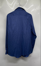 Load image into Gallery viewer, Michael Kors Mens Blue Regular Fit Wrinkle Free Dress Shirt Size 15 32/33
