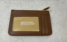 Load image into Gallery viewer, Michael Kors Womens Multicolor Signature Print ID Card Holder Coin Wallet

