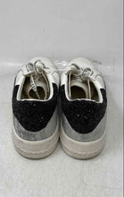 Load image into Gallery viewer, Vintage Havana Womens Willow White Black Glitter Lace-Up Sneaker Shoes Size 9
