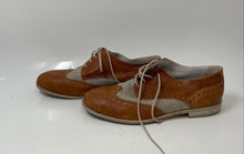 Load image into Gallery viewer, Federica Luca Mens Khaki Gray Lace-Up Low Top Oxford Dress Shoes Size EU 39
