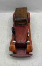 Load image into Gallery viewer, Antique Brown Silver Wheels Wooden Handcrafted Home Decorative Classic Car
