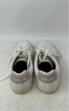 Load image into Gallery viewer, Veja Womens Esplar White Leather Lace-Up Low Top Round Toe Sneaker Shoes Size 8

