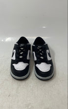 Load image into Gallery viewer, Nike Kids Dunk Low Retro CW1589-100 Black White Leather Sneaker Shoes Size 10C
