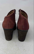 Load image into Gallery viewer, Lucky Brand Womens Salza Brown Leather Block Heel Ankle Bootie Size 9.5M
