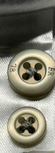 Load image into Gallery viewer, Banana Republic Mens Gray Heather Camden Fit Button-Up Shirt Size Small
