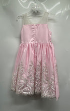 Load image into Gallery viewer, Couture Princess Girls Pink Collarless Back Zipper Formal Fit &amp; Flare Dress 12
