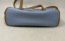 Load image into Gallery viewer, Giani Bernini Womens Blue Inner Pockets Double Handle Shoulder Handbag
