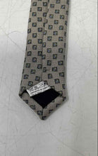 Load image into Gallery viewer, Fratello Mens Beige Printed Silk Handmade Adjustable Formal Pointed Tie
