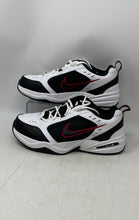 Load image into Gallery viewer, Nike Mens Air Monarch IV 416355-101 White Black Leather Sneakers Shoes Size 11 W

