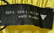 Load image into Gallery viewer, Zara Womens Yellow Cotton Sleeveless Smocked Pullover Maxi Dress Size L
