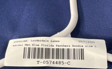 Load image into Gallery viewer, Adidas Mens Blue NHL Florida Panthers Team Issue Hockey Pullover Hoodie Size L
